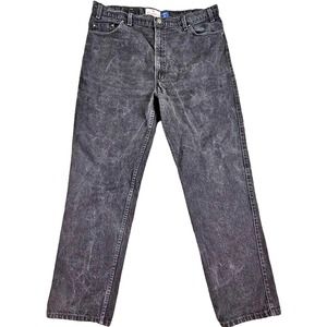Vintage Levi Strauss 540 Black Jeans Size 42x32 Men Orange Tab Made in USA